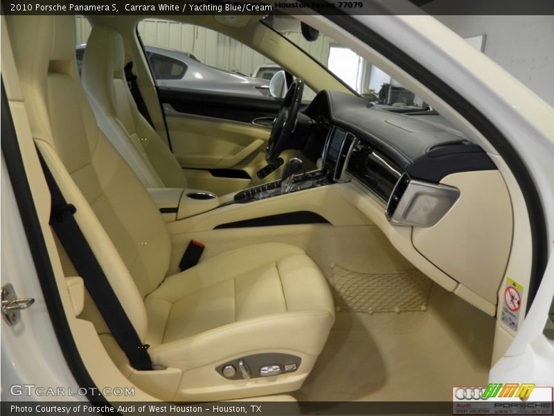 Carrara White / Yachting Blue/Cream 2010 Porsche Panamera S