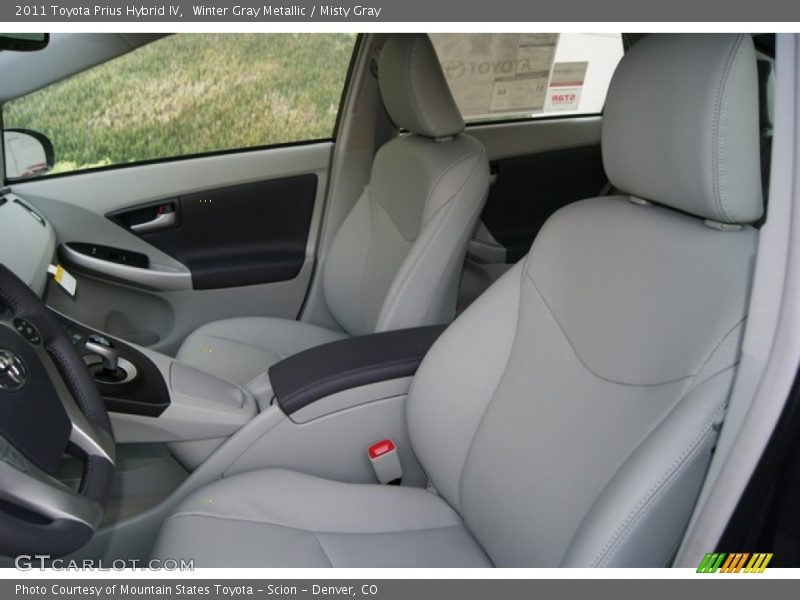 Winter Gray Metallic / Misty Gray 2011 Toyota Prius Hybrid IV