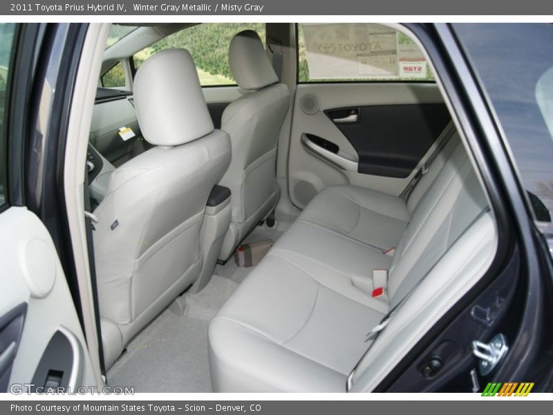 Winter Gray Metallic / Misty Gray 2011 Toyota Prius Hybrid IV