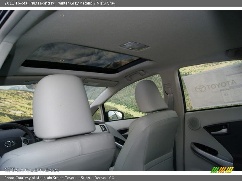 Winter Gray Metallic / Misty Gray 2011 Toyota Prius Hybrid IV