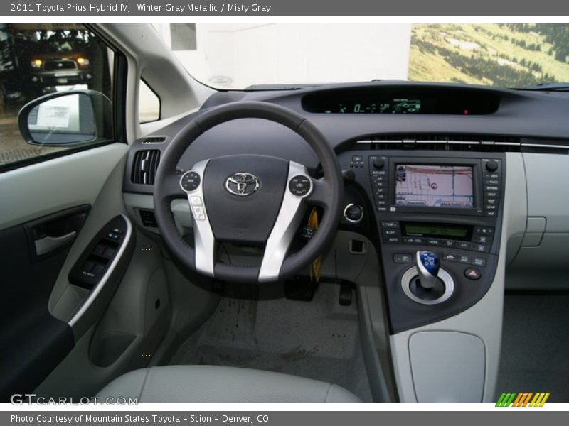 Winter Gray Metallic / Misty Gray 2011 Toyota Prius Hybrid IV