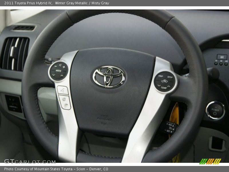 Winter Gray Metallic / Misty Gray 2011 Toyota Prius Hybrid IV