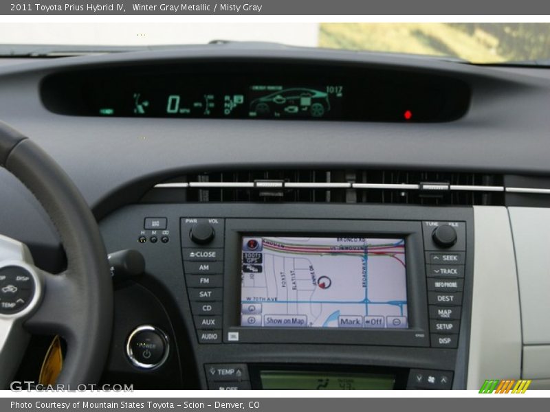 Winter Gray Metallic / Misty Gray 2011 Toyota Prius Hybrid IV