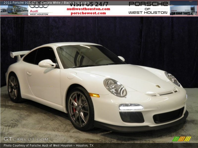 Carrara White / Black w/Alcantara 2011 Porsche 911 GT3