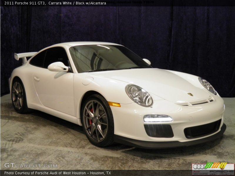 Carrara White / Black w/Alcantara 2011 Porsche 911 GT3