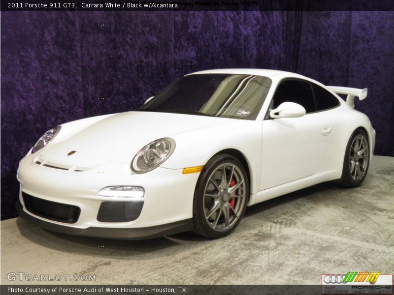 Carrara White / Black w/Alcantara 2011 Porsche 911 GT3