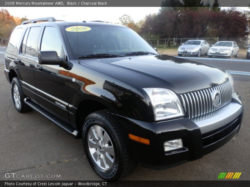 Black / Charcoal Black 2008 Mercury Mountaineer AWD