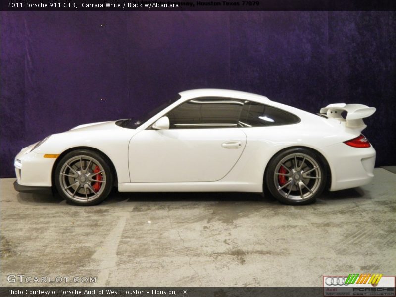Carrara White / Black w/Alcantara 2011 Porsche 911 GT3