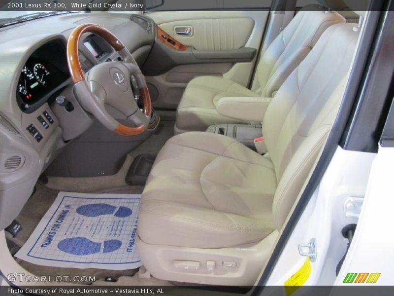 White Gold Crystal / Ivory 2001 Lexus RX 300