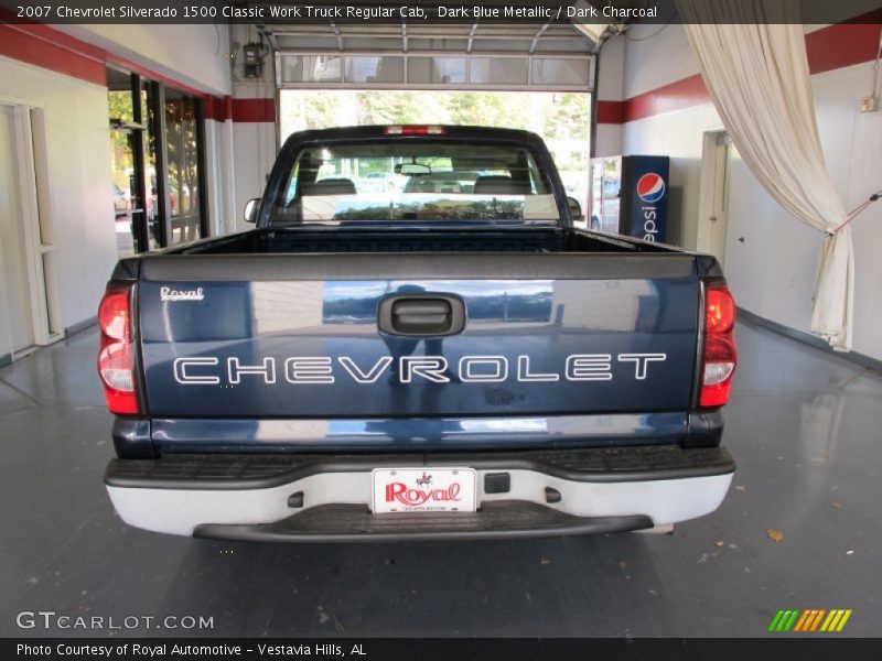 Dark Blue Metallic / Dark Charcoal 2007 Chevrolet Silverado 1500 Classic Work Truck Regular Cab