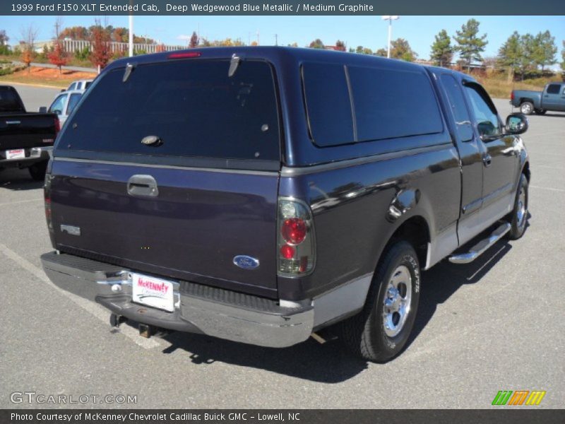 Deep Wedgewood Blue Metallic / Medium Graphite 1999 Ford F150 XLT Extended Cab