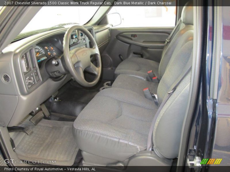 Dark Blue Metallic / Dark Charcoal 2007 Chevrolet Silverado 1500 Classic Work Truck Regular Cab