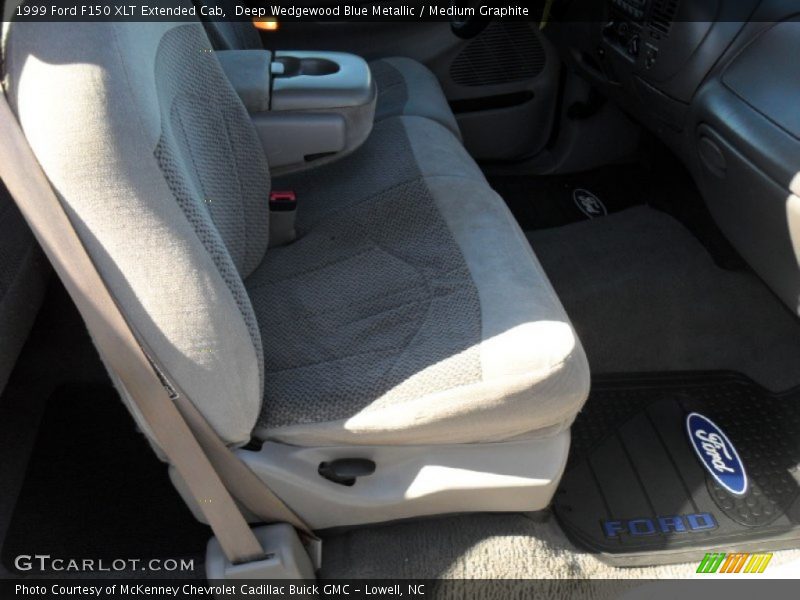 Deep Wedgewood Blue Metallic / Medium Graphite 1999 Ford F150 XLT Extended Cab