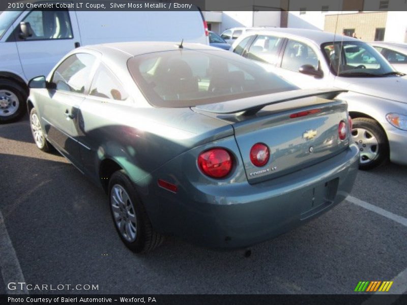 Silver Moss Metallic / Ebony 2010 Chevrolet Cobalt LT Coupe