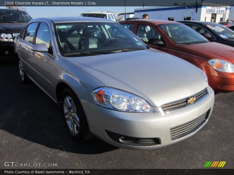 Silverstone Metallic / Gray 2008 Chevrolet Impala LT