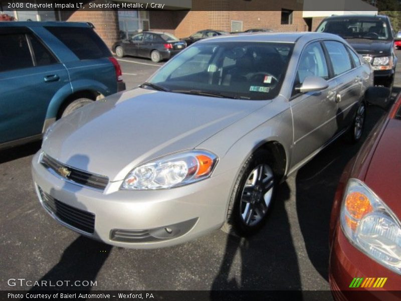 Silverstone Metallic / Gray 2008 Chevrolet Impala LT