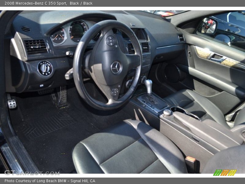 Black / Black 2008 Mercedes-Benz C 350 Sport
