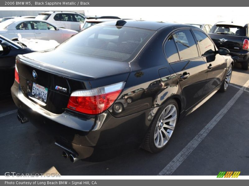 Black Sapphire Metallic / Black 2006 BMW M5