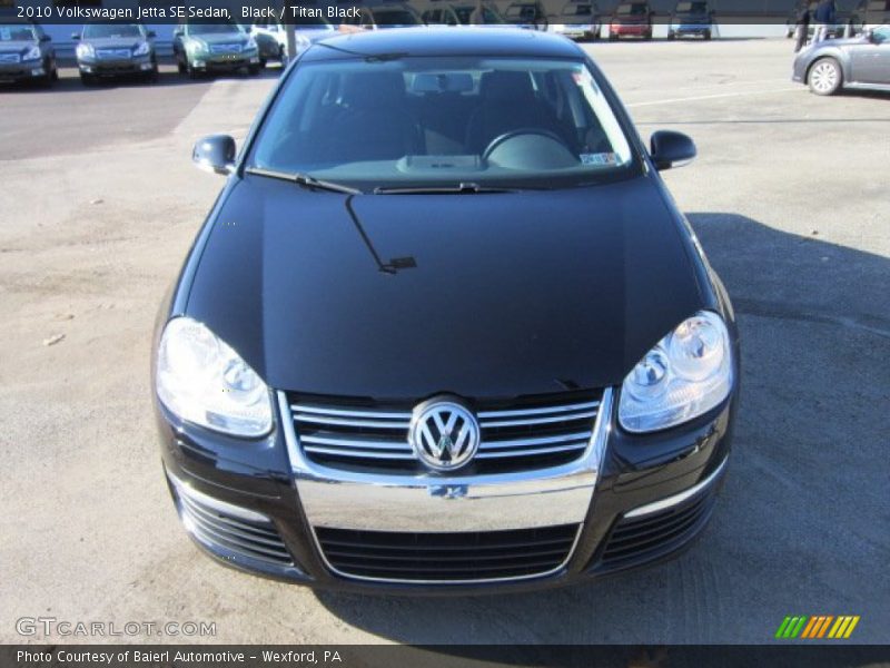 Black / Titan Black 2010 Volkswagen Jetta SE Sedan