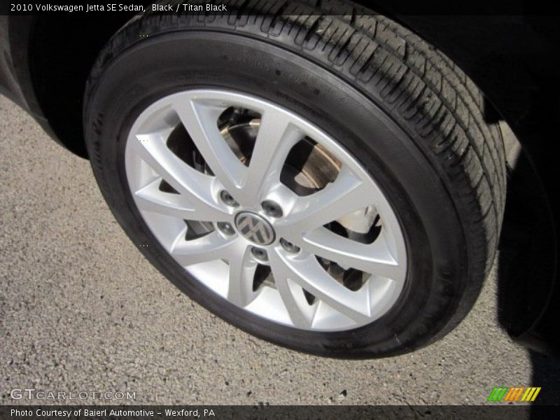 Black / Titan Black 2010 Volkswagen Jetta SE Sedan