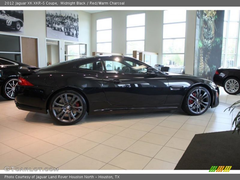 Midnight Black / Red/Warm Charcoal 2012 Jaguar XK XKR-S Coupe
