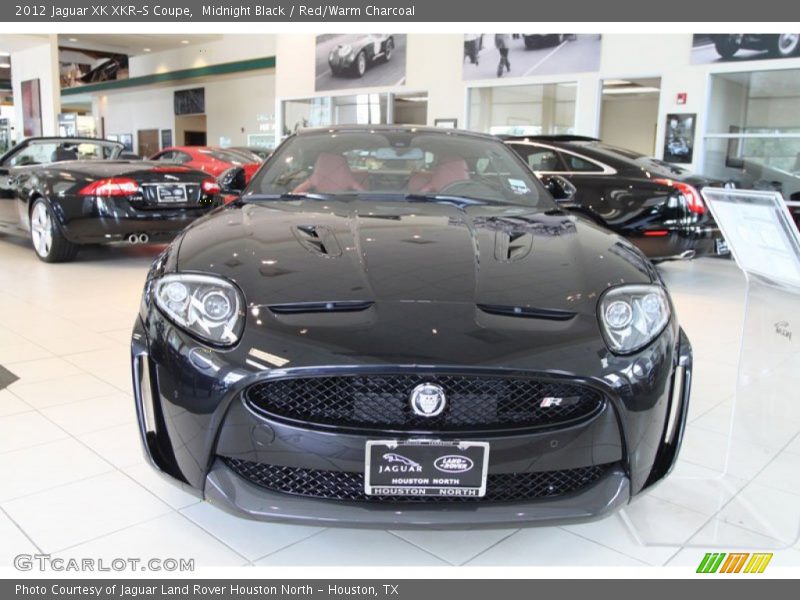 Midnight Black / Red/Warm Charcoal 2012 Jaguar XK XKR-S Coupe