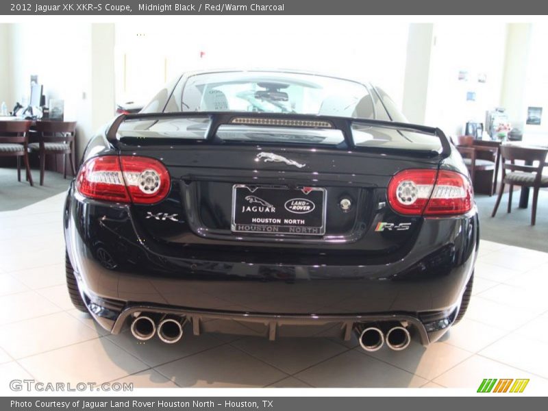 Midnight Black / Red/Warm Charcoal 2012 Jaguar XK XKR-S Coupe