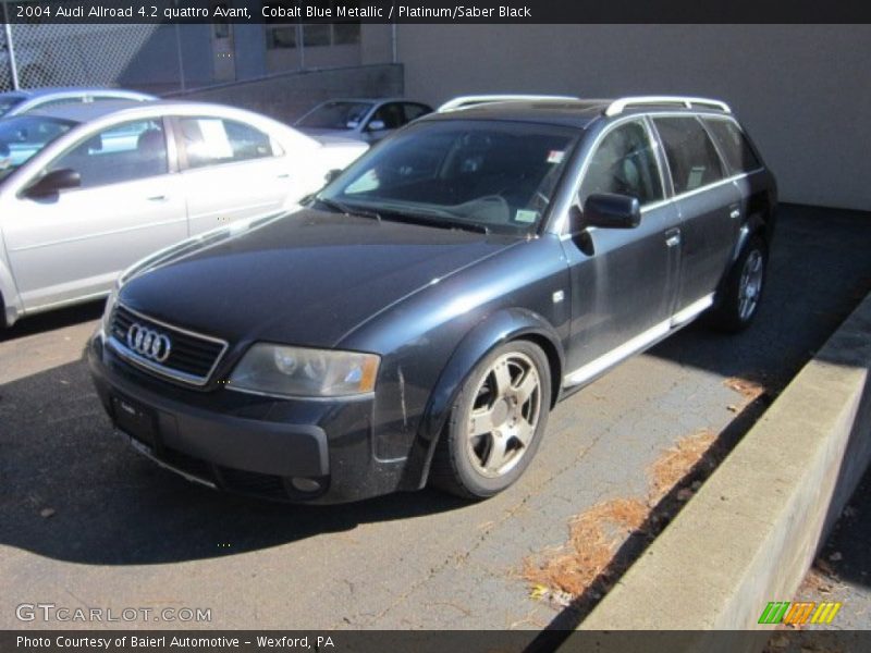 Cobalt Blue Metallic / Platinum/Saber Black 2004 Audi Allroad 4.2 quattro Avant