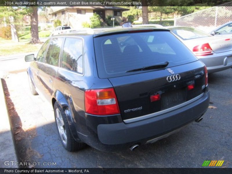 Cobalt Blue Metallic / Platinum/Saber Black 2004 Audi Allroad 4.2 quattro Avant