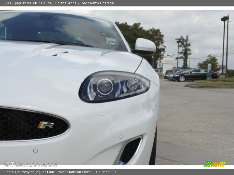 Polaris White / Red/Warm Charcoal 2012 Jaguar XK XKR Coupe