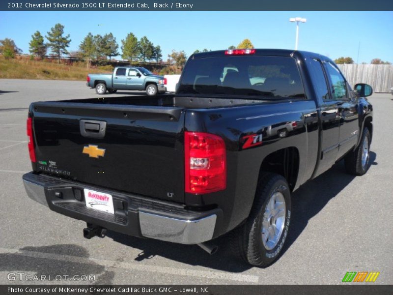 Black / Ebony 2012 Chevrolet Silverado 1500 LT Extended Cab
