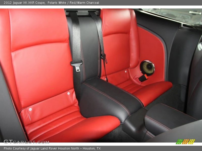 Polaris White / Red/Warm Charcoal 2012 Jaguar XK XKR Coupe