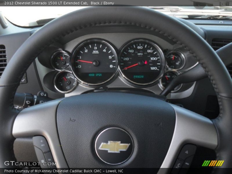 Black / Ebony 2012 Chevrolet Silverado 1500 LT Extended Cab