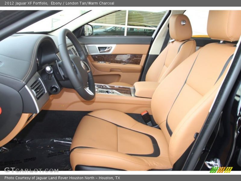 Ebony / London Tan/Warm Charcoal 2012 Jaguar XF Portfolio