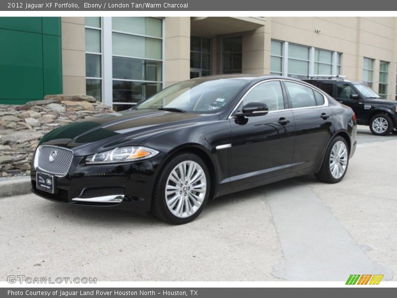 Ebony / London Tan/Warm Charcoal 2012 Jaguar XF Portfolio