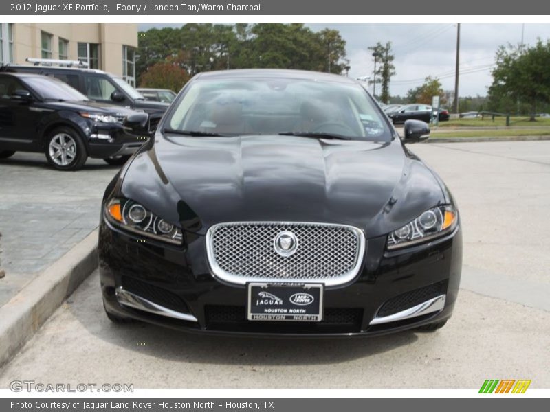 Ebony / London Tan/Warm Charcoal 2012 Jaguar XF Portfolio