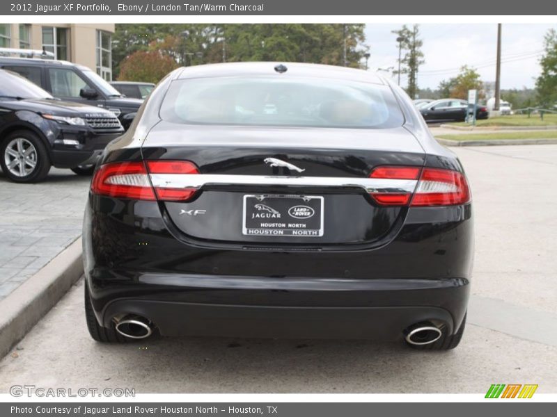 Ebony / London Tan/Warm Charcoal 2012 Jaguar XF Portfolio