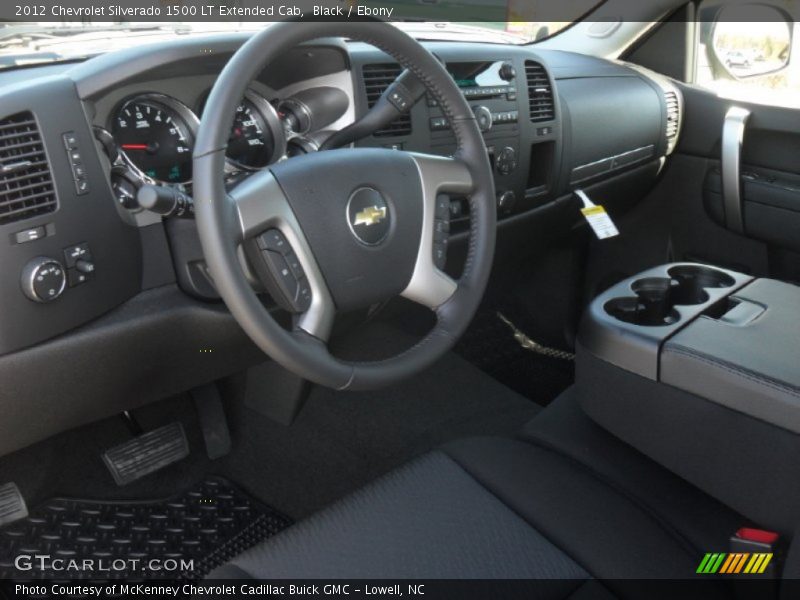 Black / Ebony 2012 Chevrolet Silverado 1500 LT Extended Cab