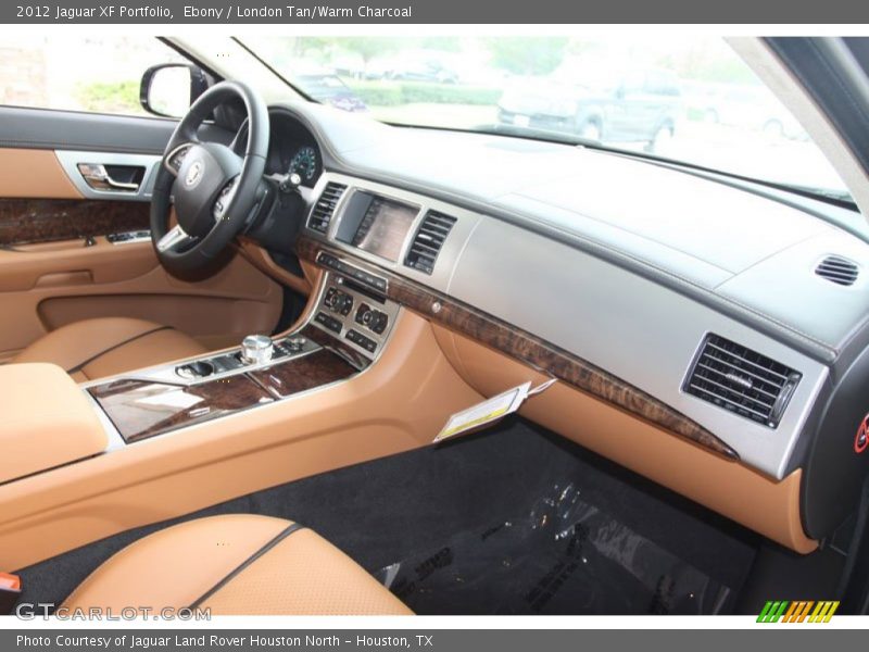Ebony / London Tan/Warm Charcoal 2012 Jaguar XF Portfolio