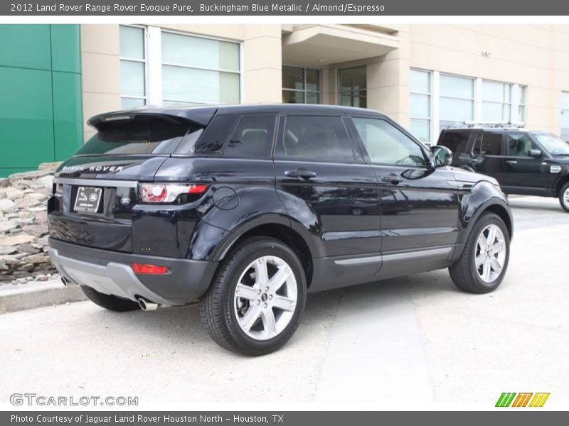 Buckingham Blue Metallic / Almond/Espresso 2012 Land Rover Range Rover Evoque Pure