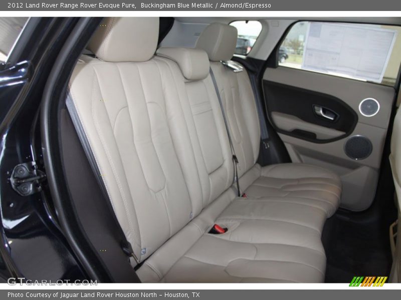 Buckingham Blue Metallic / Almond/Espresso 2012 Land Rover Range Rover Evoque Pure