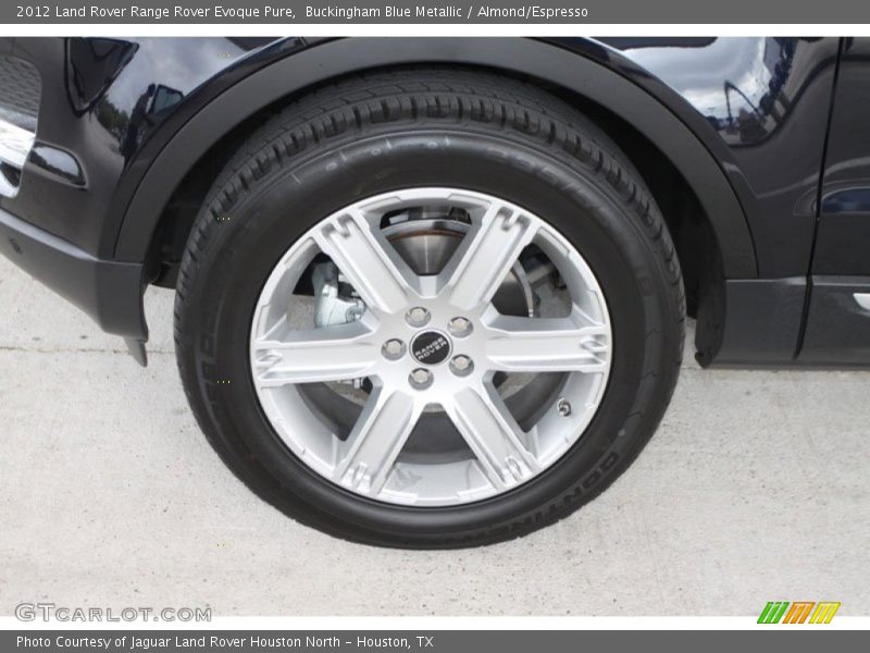 Buckingham Blue Metallic / Almond/Espresso 2012 Land Rover Range Rover Evoque Pure