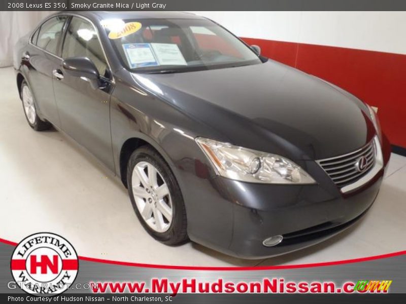 Smoky Granite Mica / Light Gray 2008 Lexus ES 350