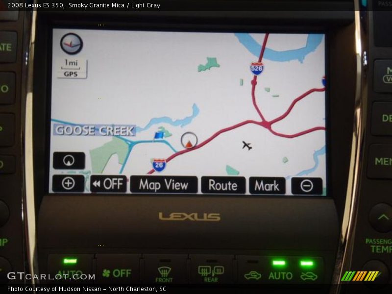 Smoky Granite Mica / Light Gray 2008 Lexus ES 350