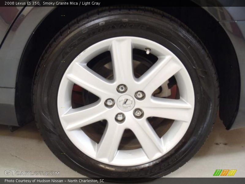 Smoky Granite Mica / Light Gray 2008 Lexus ES 350