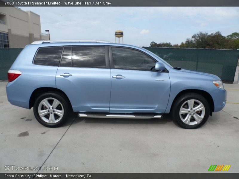 Wave Line Pearl / Ash Gray 2008 Toyota Highlander Limited
