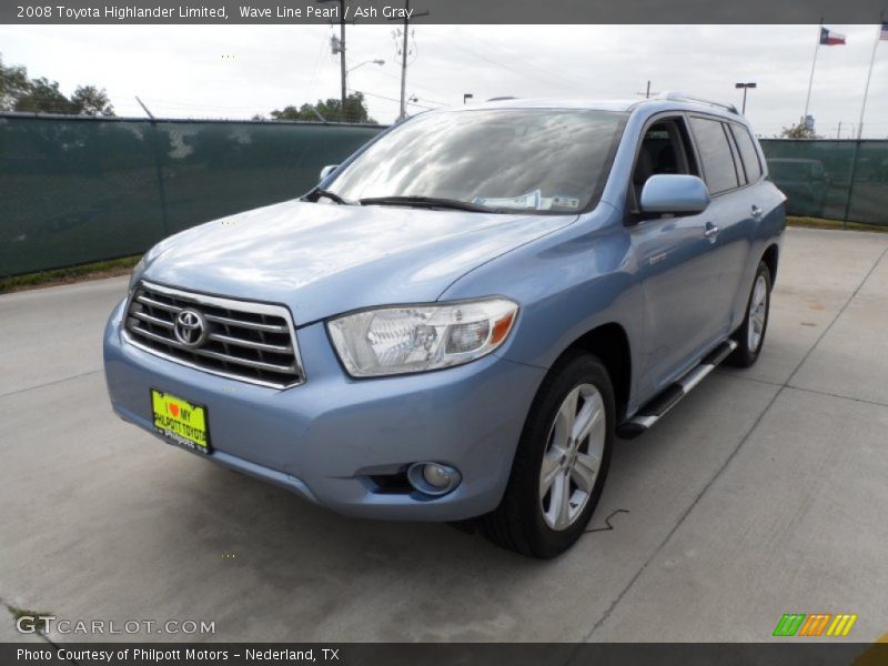 Wave Line Pearl / Ash Gray 2008 Toyota Highlander Limited