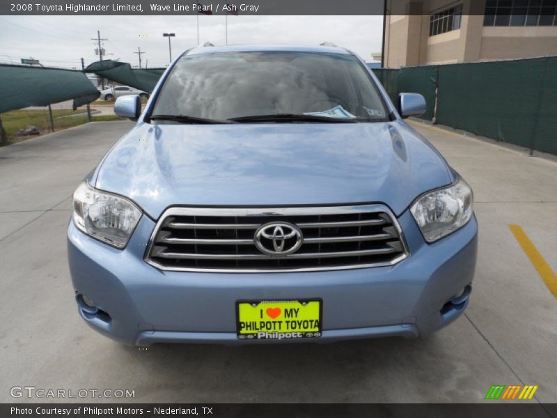 Wave Line Pearl / Ash Gray 2008 Toyota Highlander Limited
