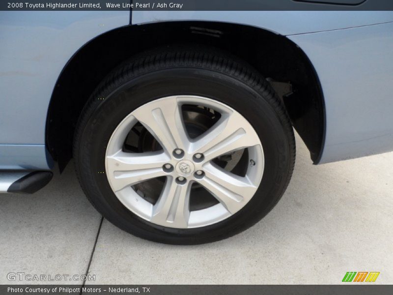 Wave Line Pearl / Ash Gray 2008 Toyota Highlander Limited