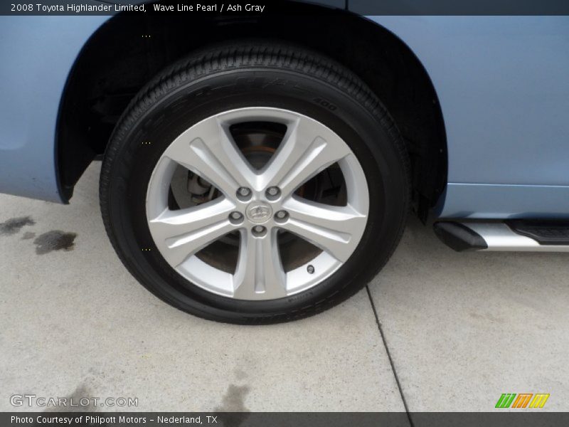 Wave Line Pearl / Ash Gray 2008 Toyota Highlander Limited